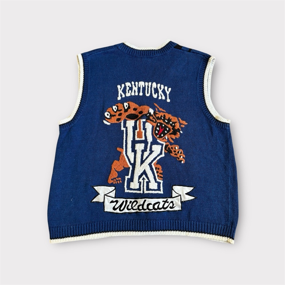 Vintage Kentucky UK Wildcats knit vest